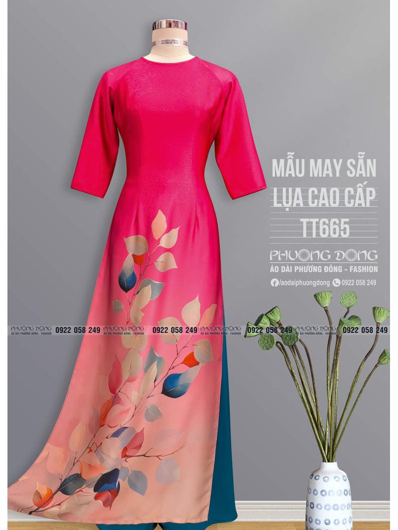 Áo Dài Truyền Thống Lụa Cao Cấp TT665